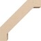 Ekena Millwork 3-inch W x 12-inch D x 12-inch H Burlington Rough Cedar Woodgrain TimberThane Knee Brace, Primed BRCUR03X12X12BURRCPR - alternate 3